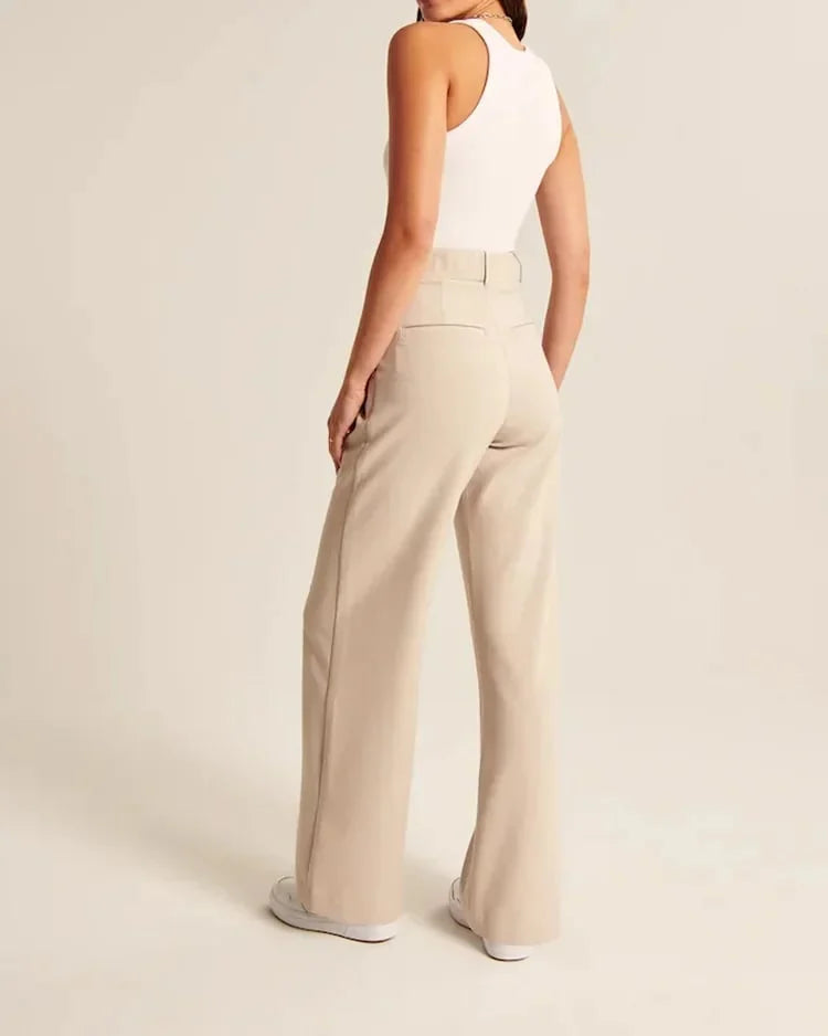 Palazzo Trousers High-Waisted Wide Leg