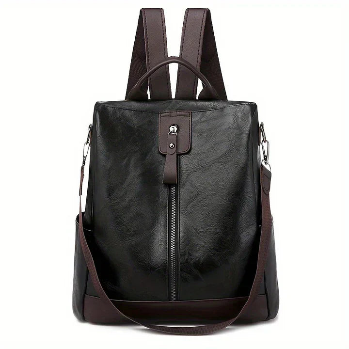 Backpack Structured Shape Zip Pocket