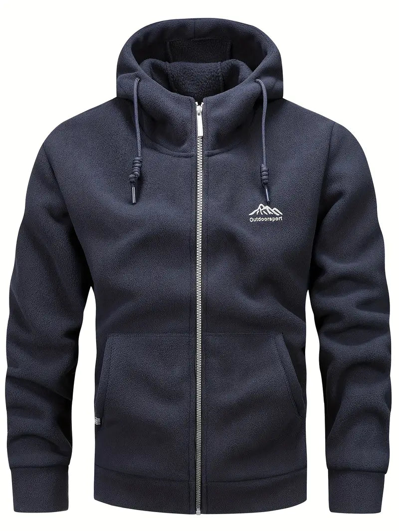 Men’s Jacket Straight Cut Fitted Hood