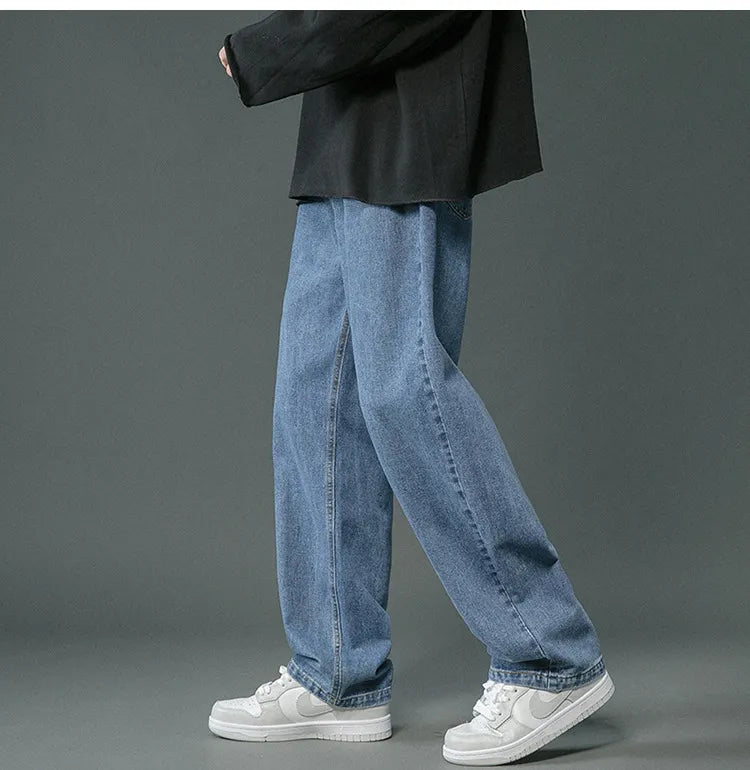Baggy Trousers Ankle Length Front Pockets
