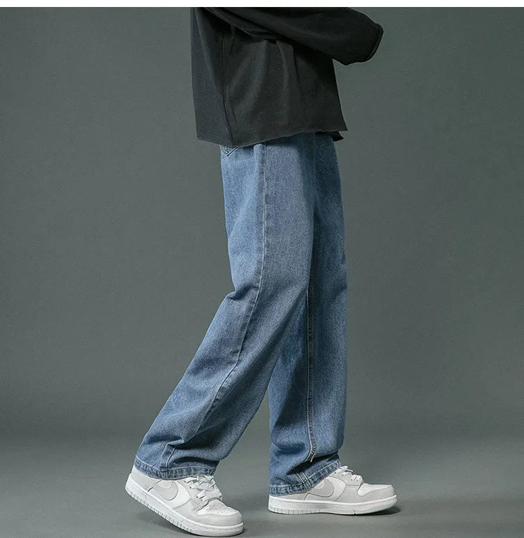Baggy Trousers Ankle Length Front Pockets