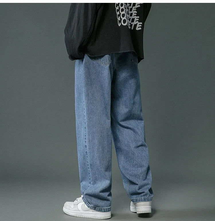 Baggy Trousers Ankle Length Front Pockets