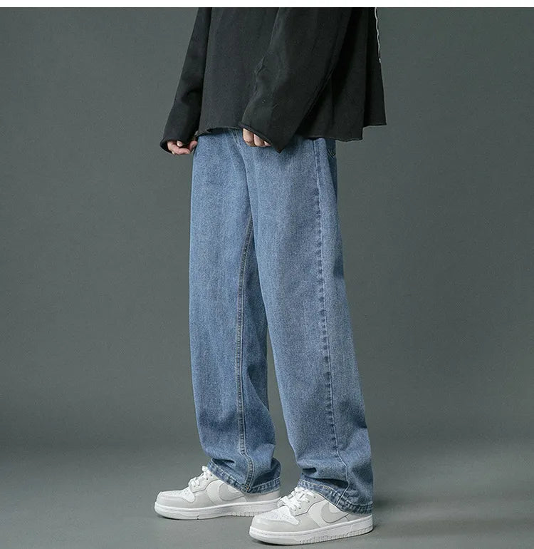 Baggy Trousers Ankle Length Front Pockets