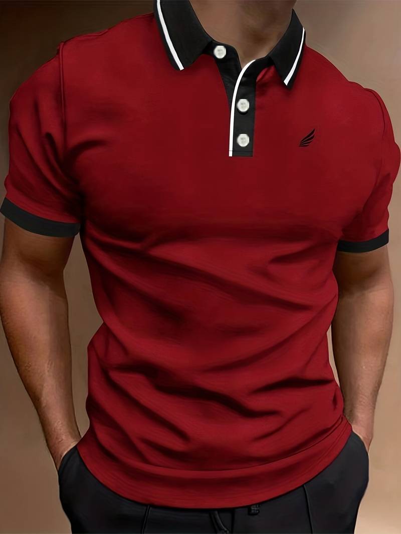 Polo Shirt Regular Fit Contrast Collar