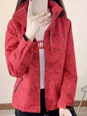 Jacket Straight Cut Hip-Length with Zipper Pockets