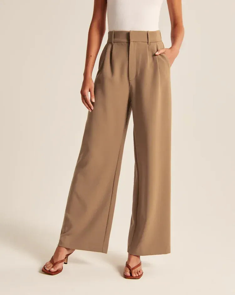 Palazzo Trousers High-Waisted Wide Leg