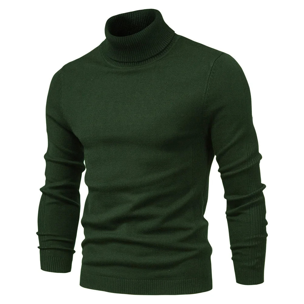 Slim Fit Jumper Deep Neckline Long Sleeve