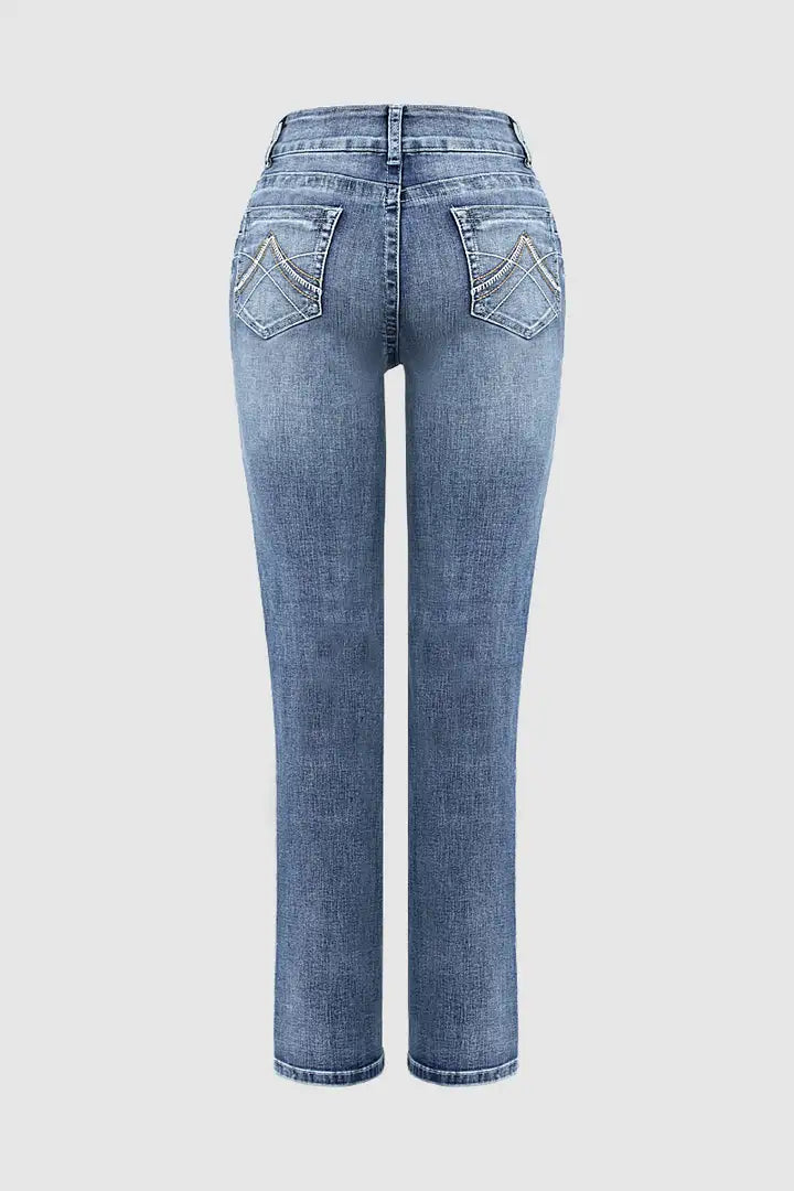 Women’s Slim Jeans Ankle Length Five-Pocket