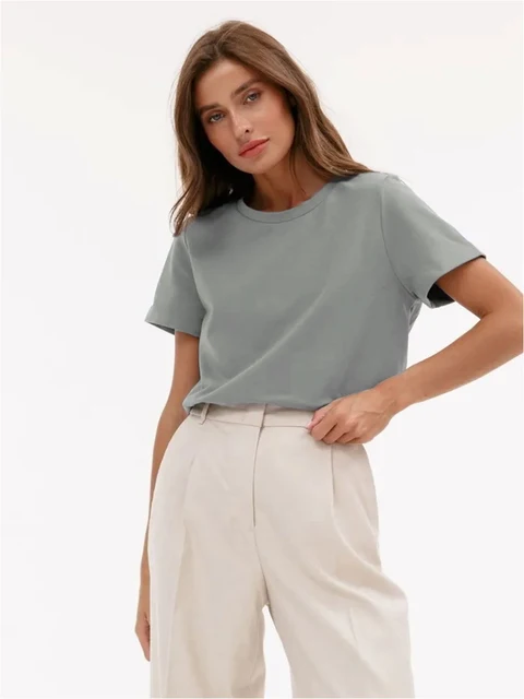 Basic T-Shirt Loose Fit Straight