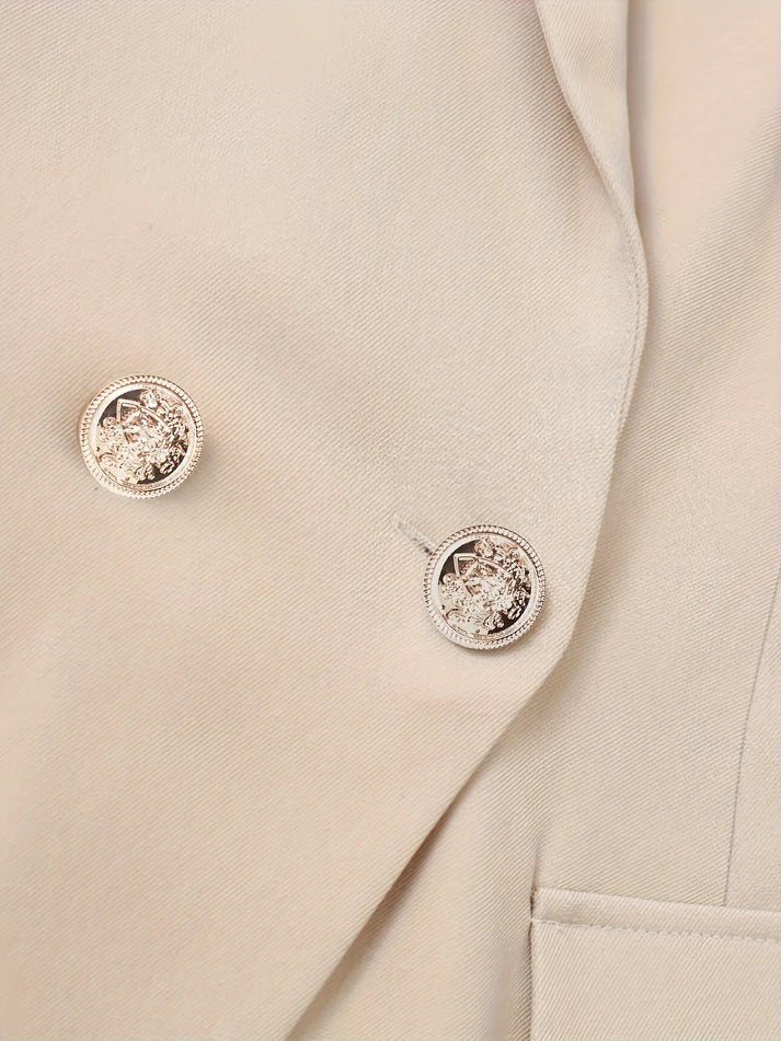 Women’s Blazer and Trousers Set Straight Cut