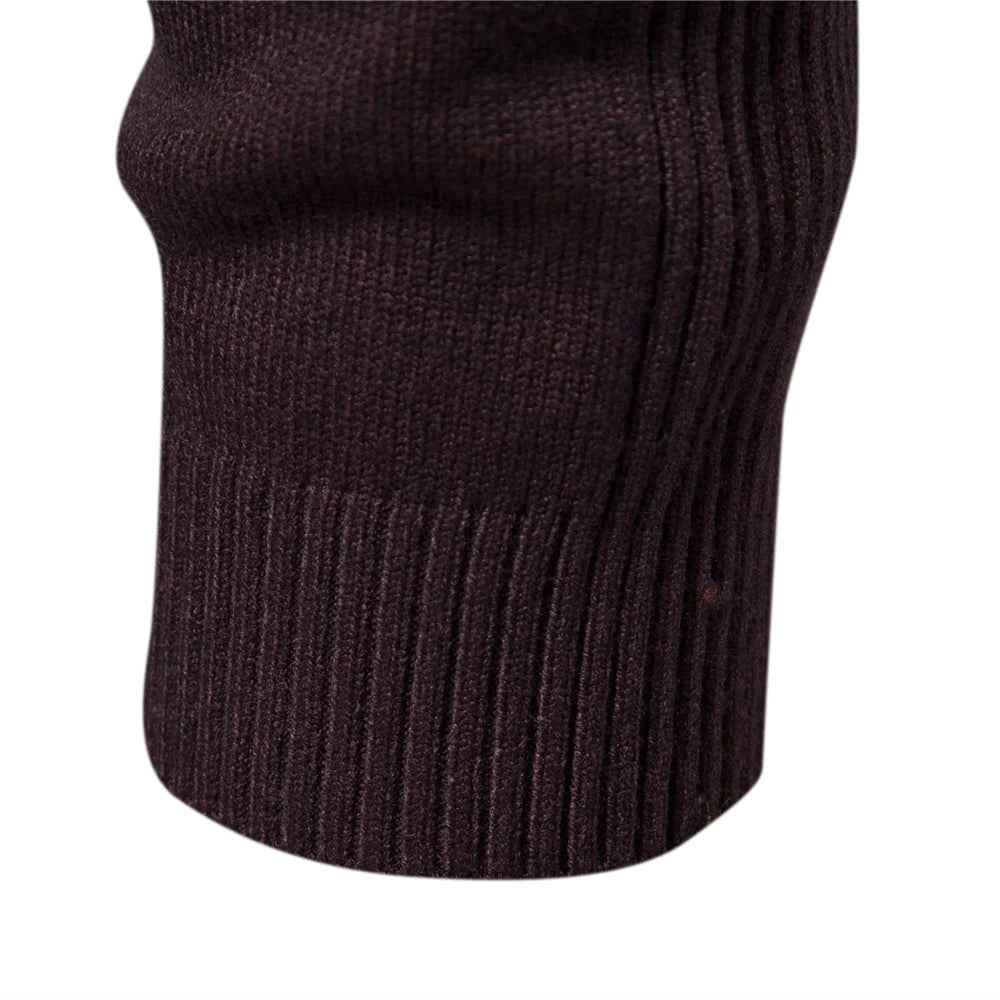 Slim Fit Jumper Deep Neckline Long Sleeve