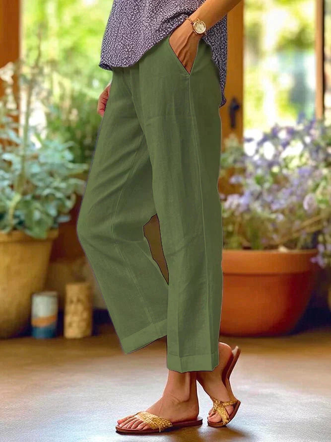 Women’s Trousers Slim Fit Ankle Length
