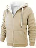 Men’s Hooded Zip Vest Straight Cut
