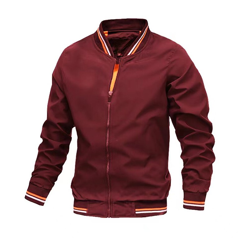Men’s Sports Jacket Straight Cut with Zipper