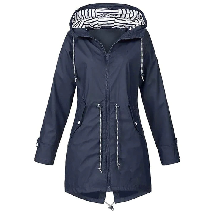 Women’s Rain Jacket Straight Cut Regular Length