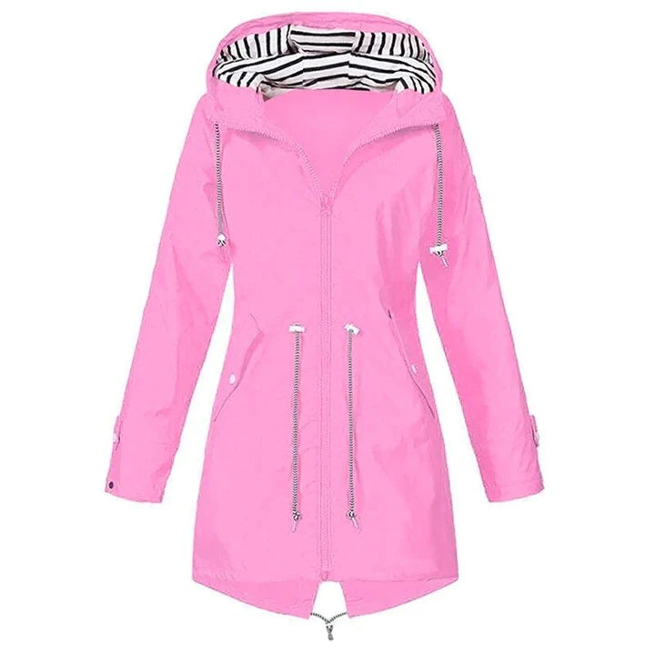 Women’s Rain Jacket Straight Cut Regular Length