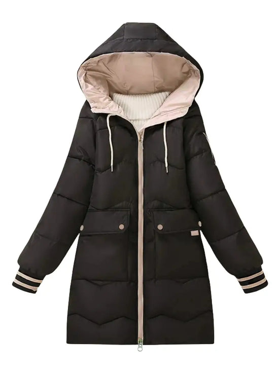 Women’s Puffer Jacket Straight Cut Regular Length
