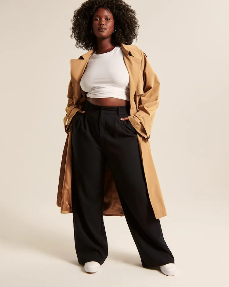 Palazzo Trousers High-Waisted Wide Leg