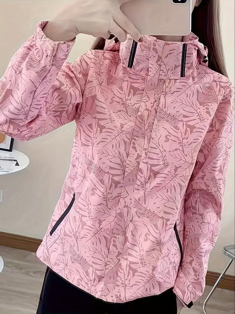 Jacket Straight Cut Hip-Length with Zipper Pockets