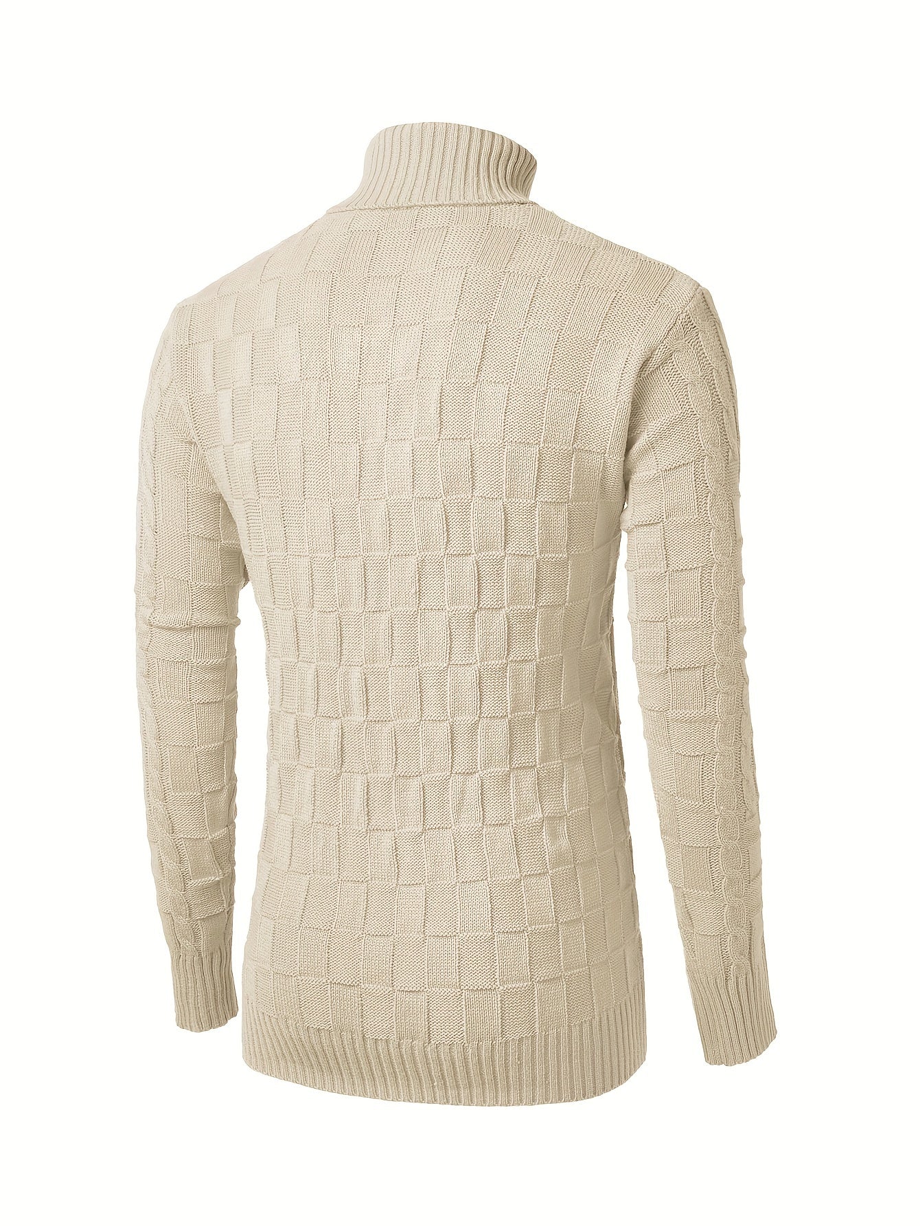 Men’s Sweater Straight Cut High Collar