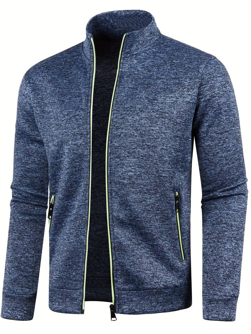 Cardigan Slim Fit Hip-Length Smooth