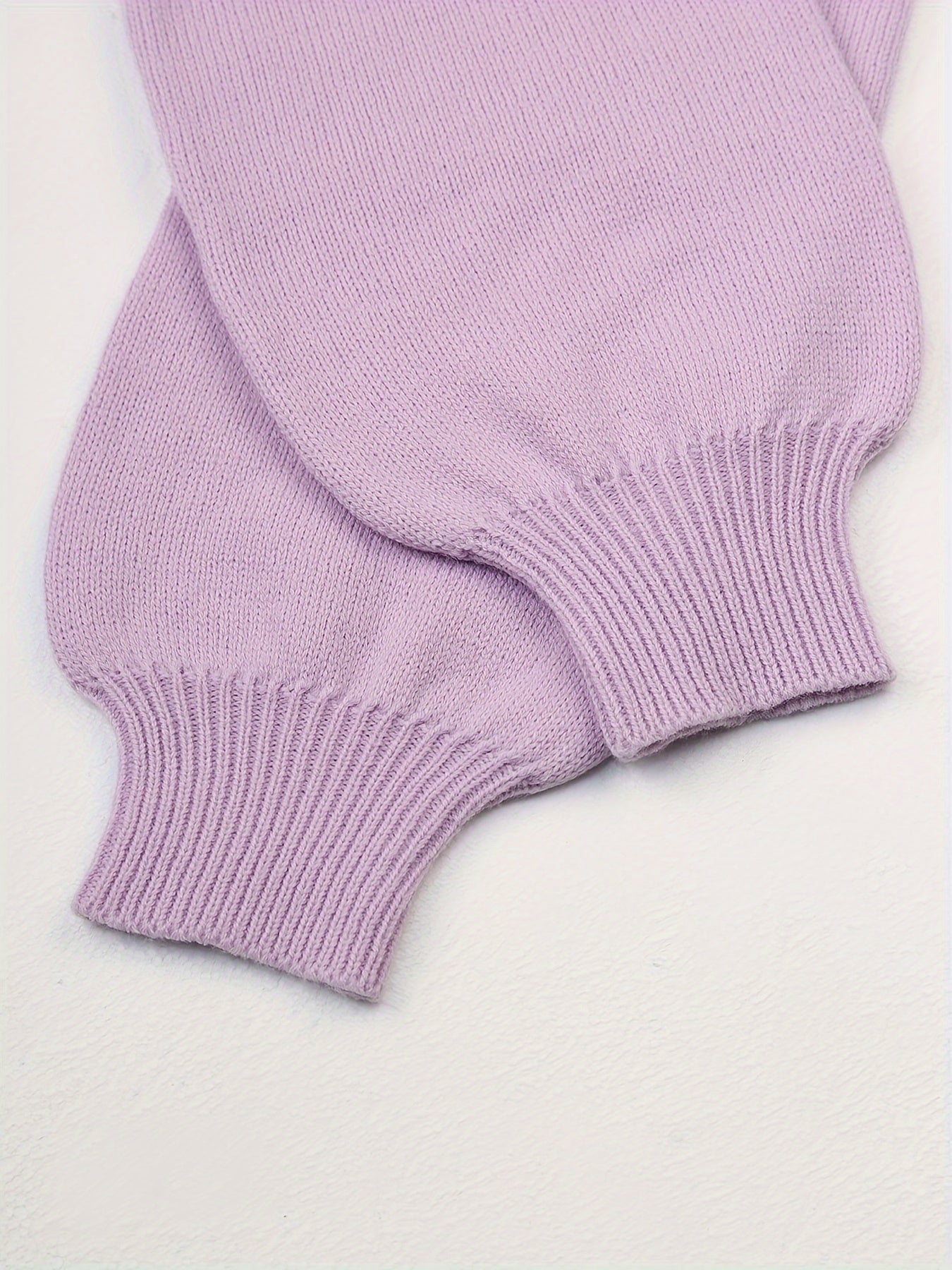 Jumper Oversized Shape Long Length Ribbed Hem