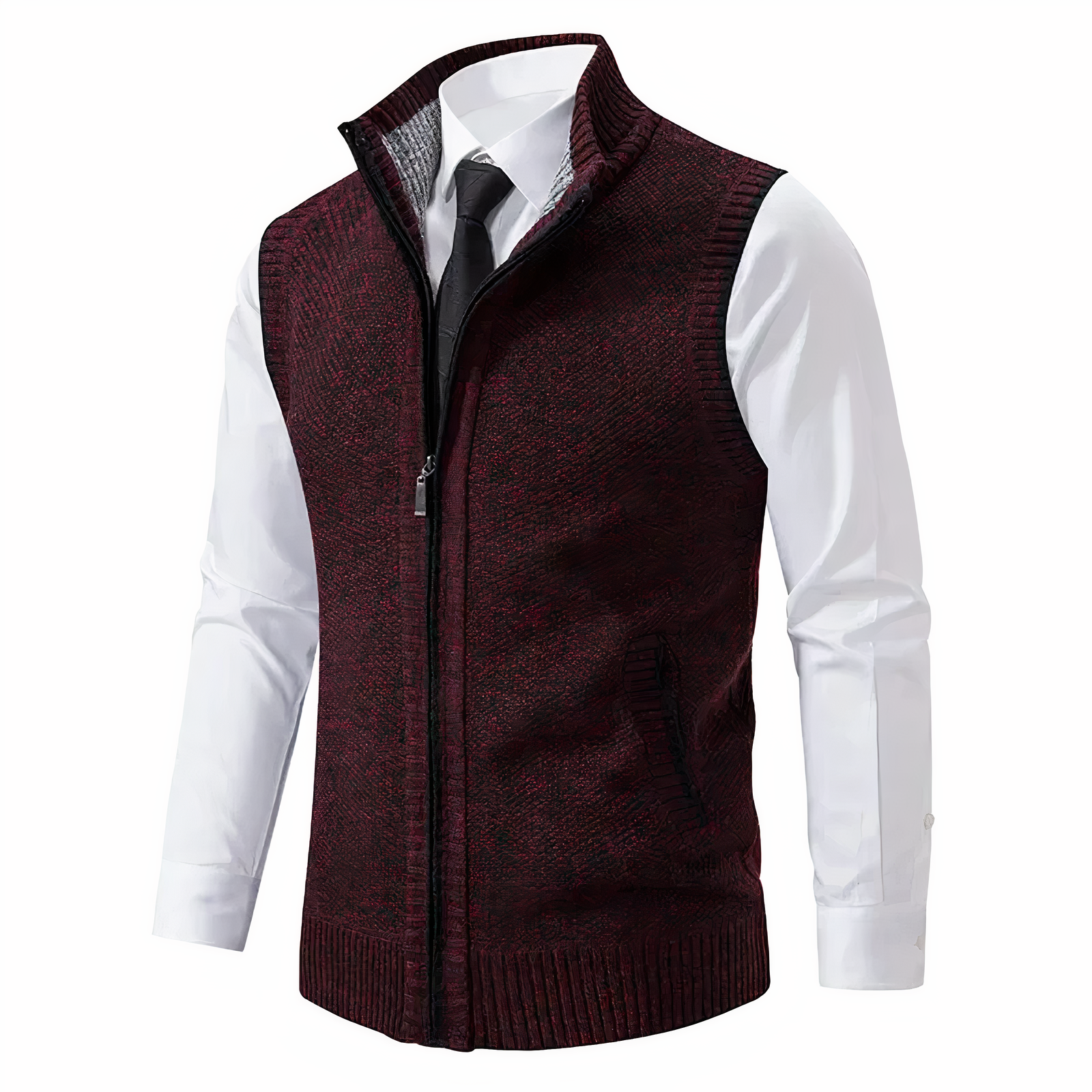 Men’s Fitted Waistcoat Button-Down Front
