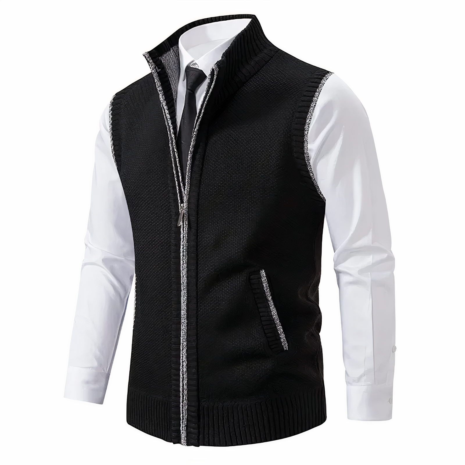 Men’s Fitted Waistcoat Button-Down Front