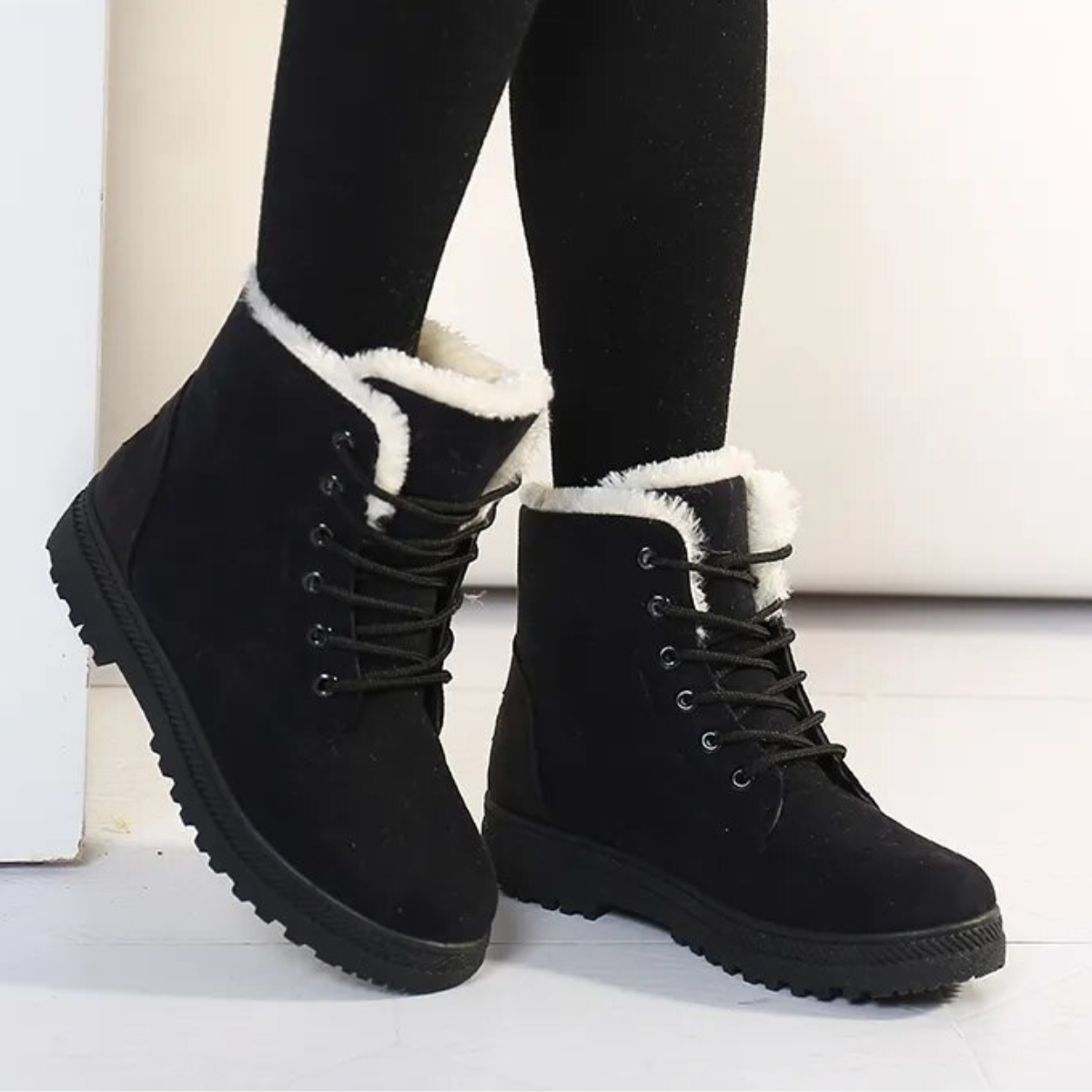 Ankle Boots Mid-Calf Structured Smooth