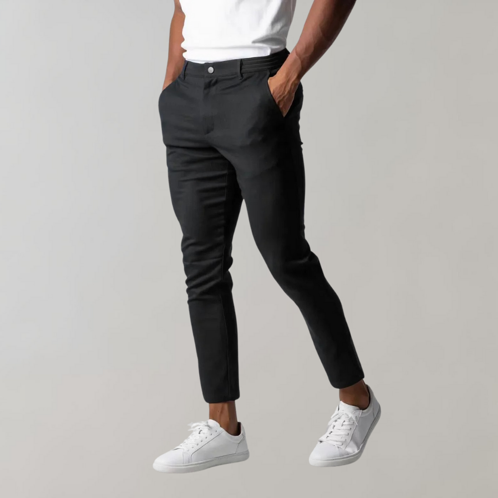 Men’s Chino Trousers Slim Fit Ankle Length