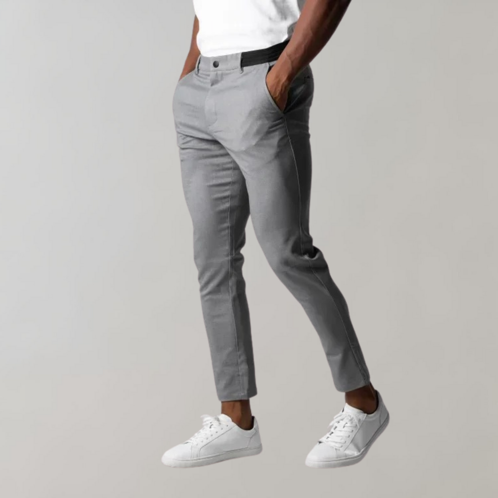 Men’s Chino Trousers Slim Fit Ankle Length