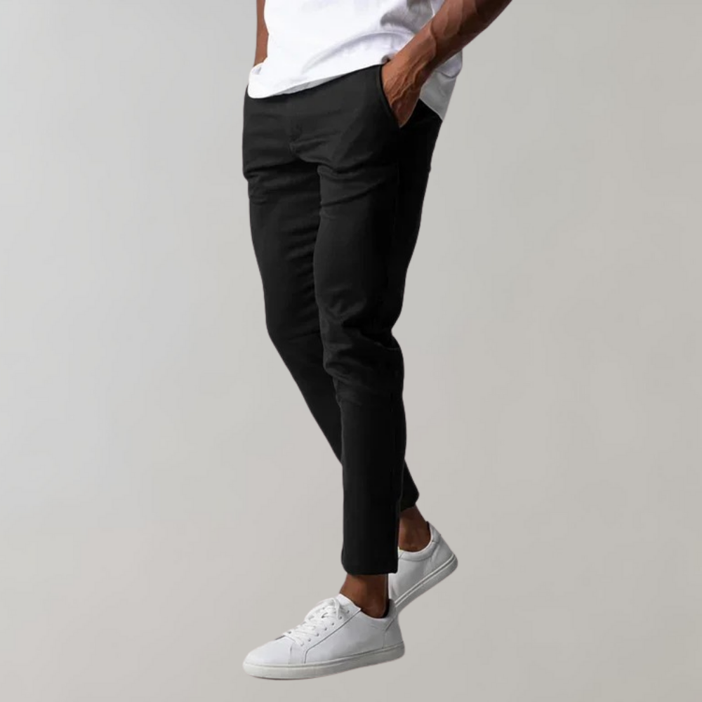 Men’s Chino Trousers Slim Fit Ankle Length