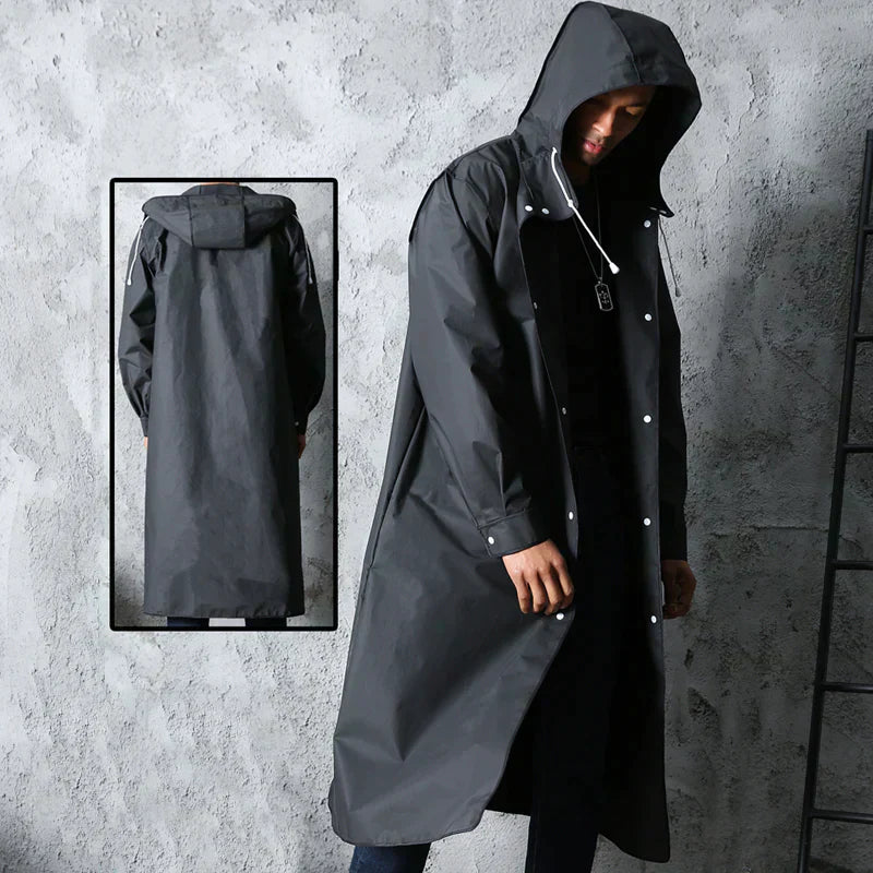 Raincoat Straight Cut Long Sleeve