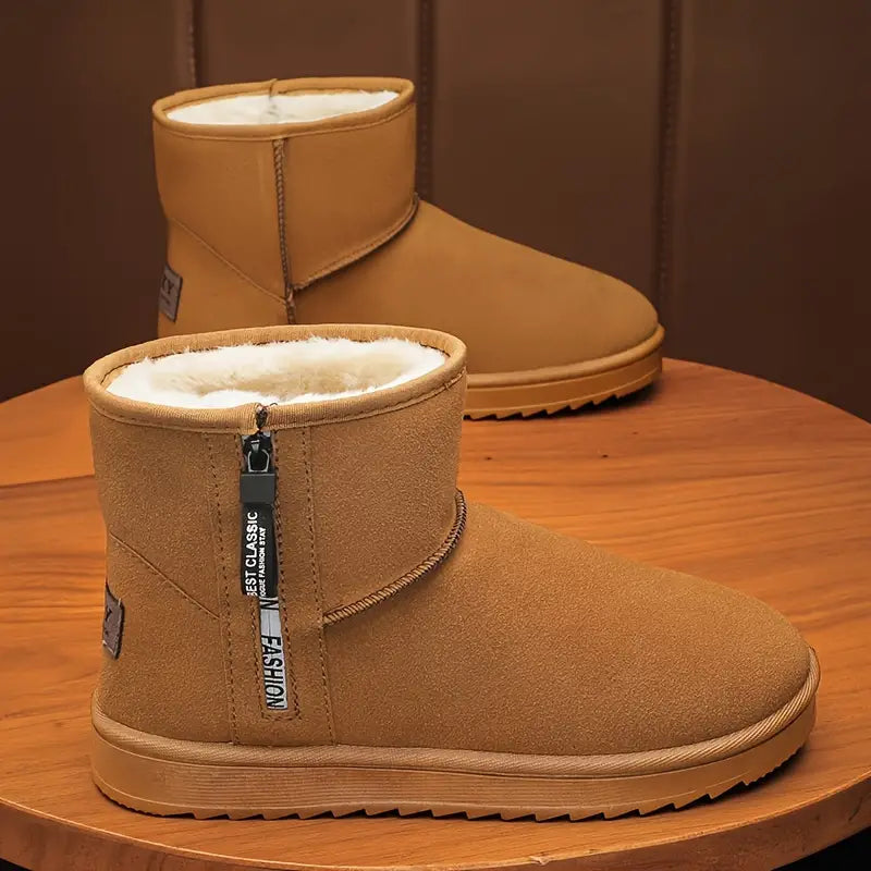 Slip-On Snow Boots Mid-Calf Height