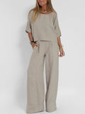 Women’s Loose Fit Top and Trousers Set