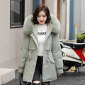 Parka Jacket Long Straight Shape Hooded