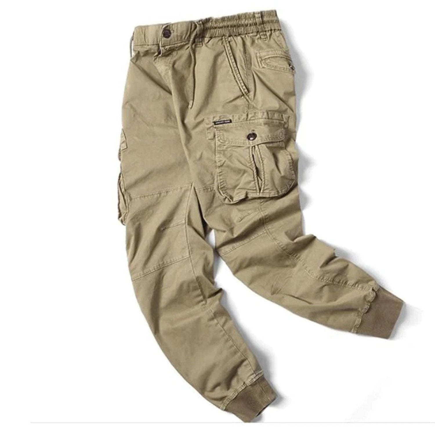 Men’s Cargo Trousers Slim Fit Ankle Length