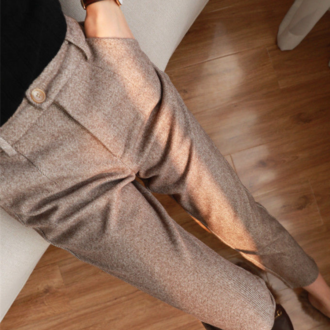 Women’s Straight Trousers Ankle Length
