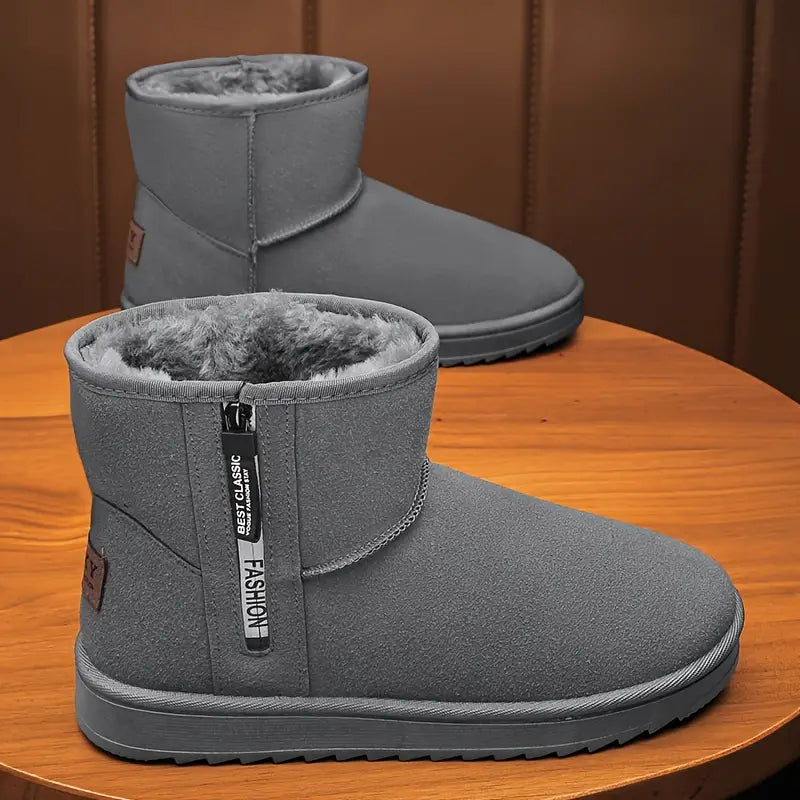 Slip-On Snow Boots Mid-Calf Height