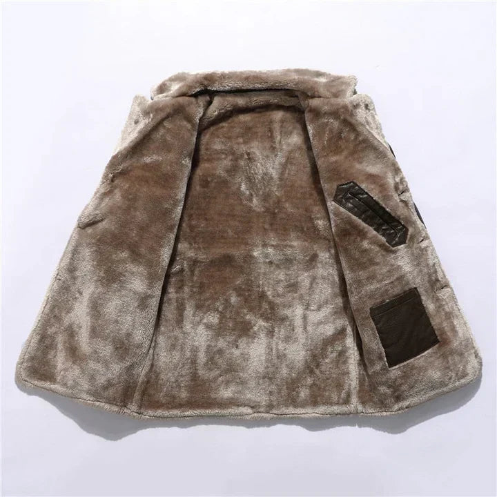 Men’s Short Coat Straight Cut Hip-Length
