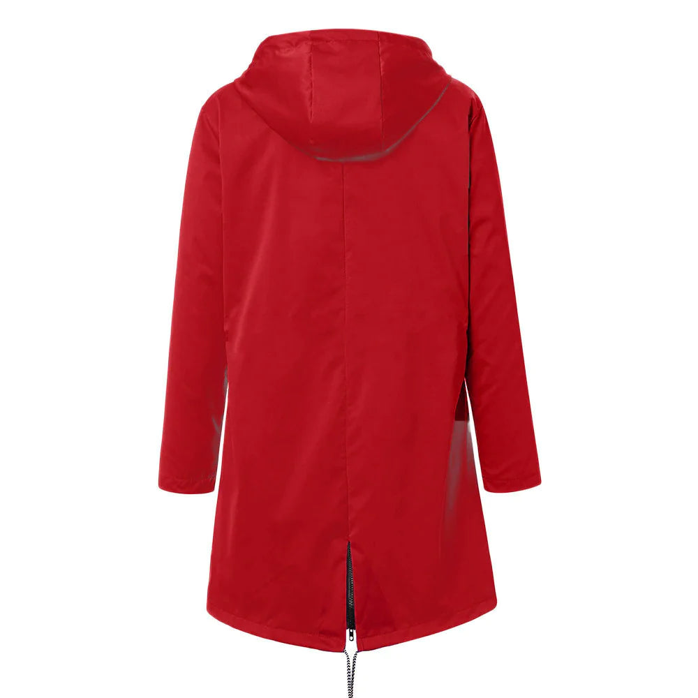 Women’s Mid-Length Jacket with Hood