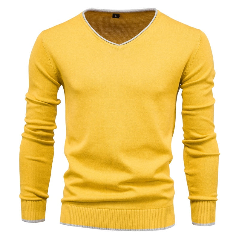 Slim Fit Jumper Long Sleeve V-Neck