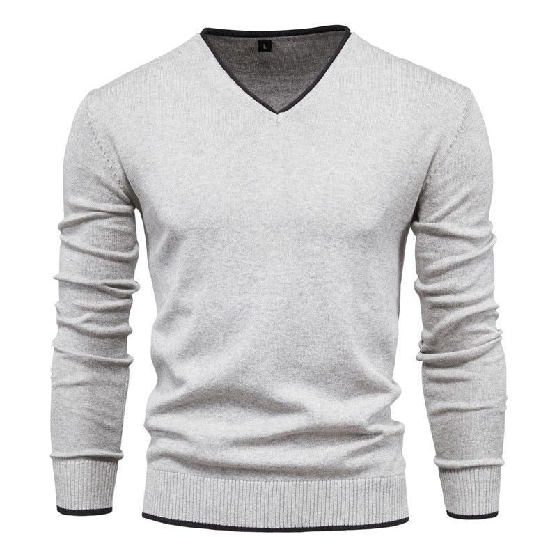 Slim Fit Jumper Long Sleeve V-Neck