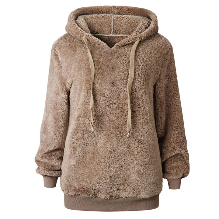 Women’s Straight Sweatshirt Hip-Length Hooded
