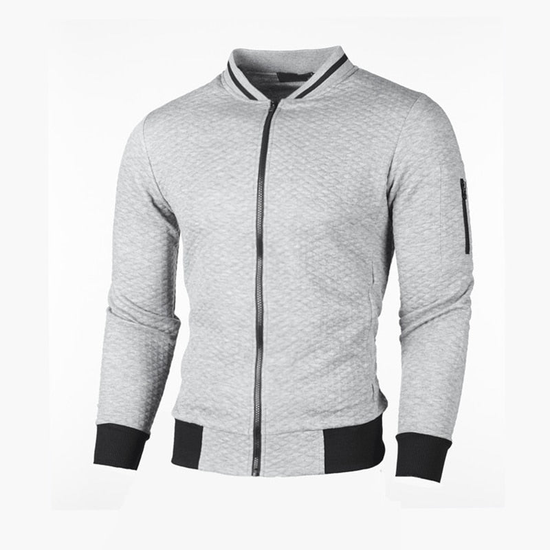 Men’s Slim Fit Cardigan Zip Front