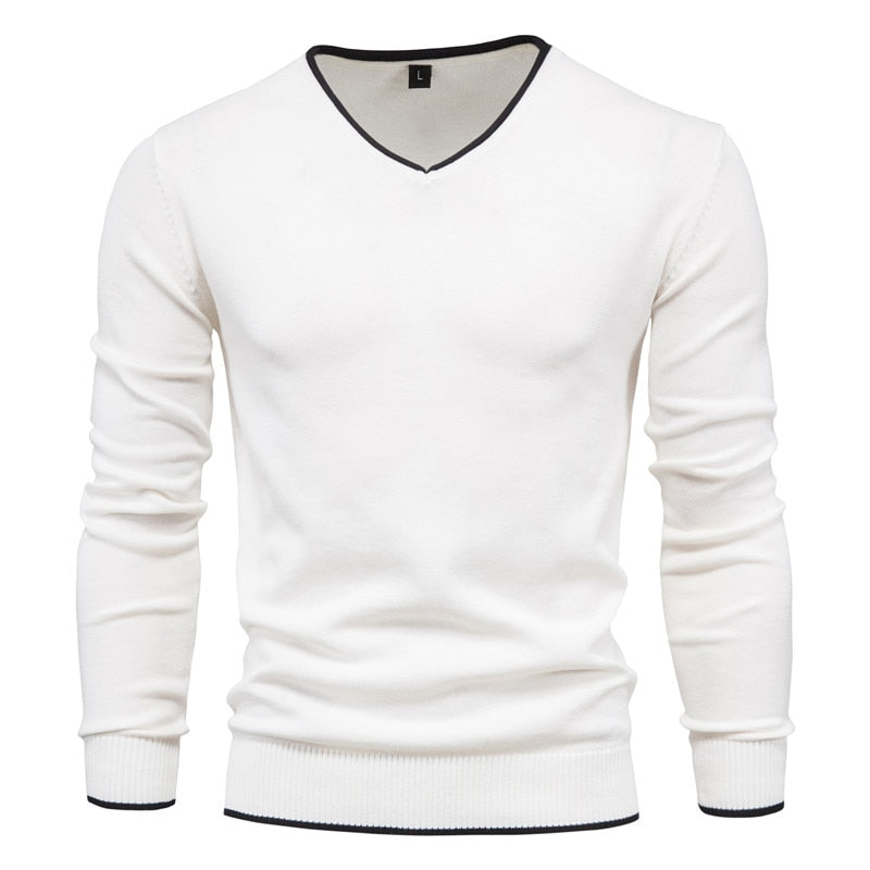Slim Fit Jumper Long Sleeve V-Neck