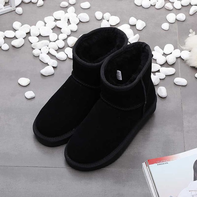 Ankle Boots Low Profile Rounded Toe