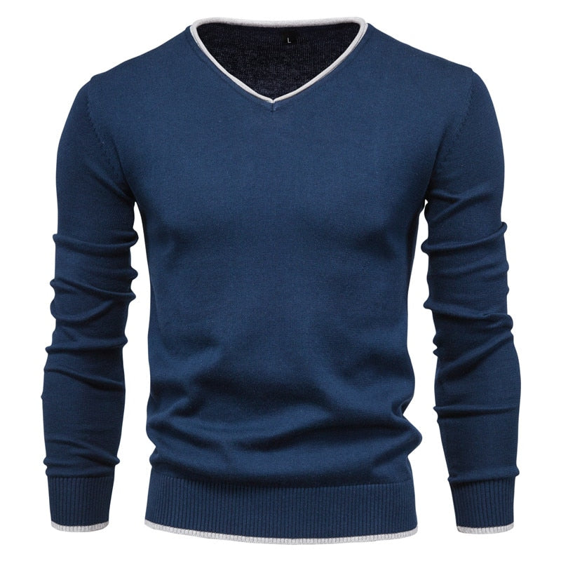Slim Fit Jumper Long Sleeve V-Neck