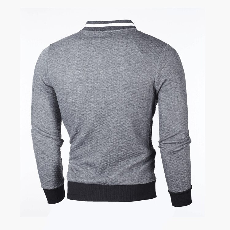 Men’s Slim Fit Cardigan Zip Front