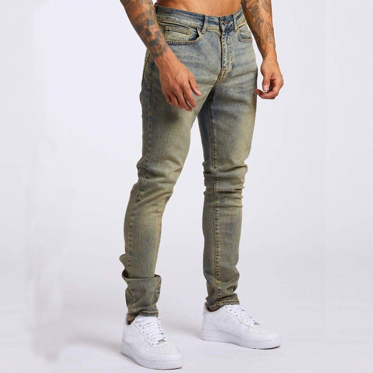 Men’s Straight Jeans Regular Waist